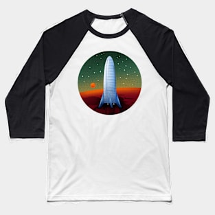 Space Rocket Baseball T-Shirt